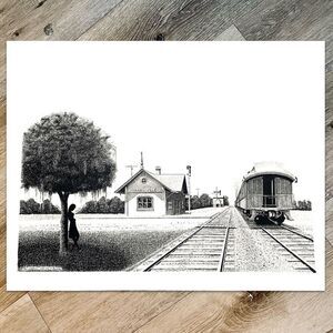 Orangeville Train Station Prints